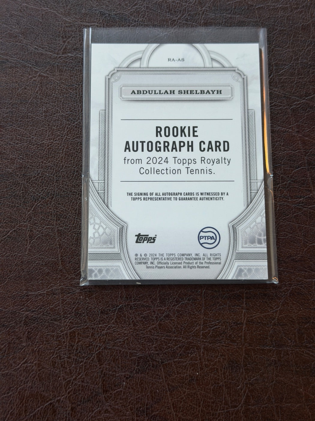 2024 Topps Royalty Abdullah Shelbayh Rookie Auto /75