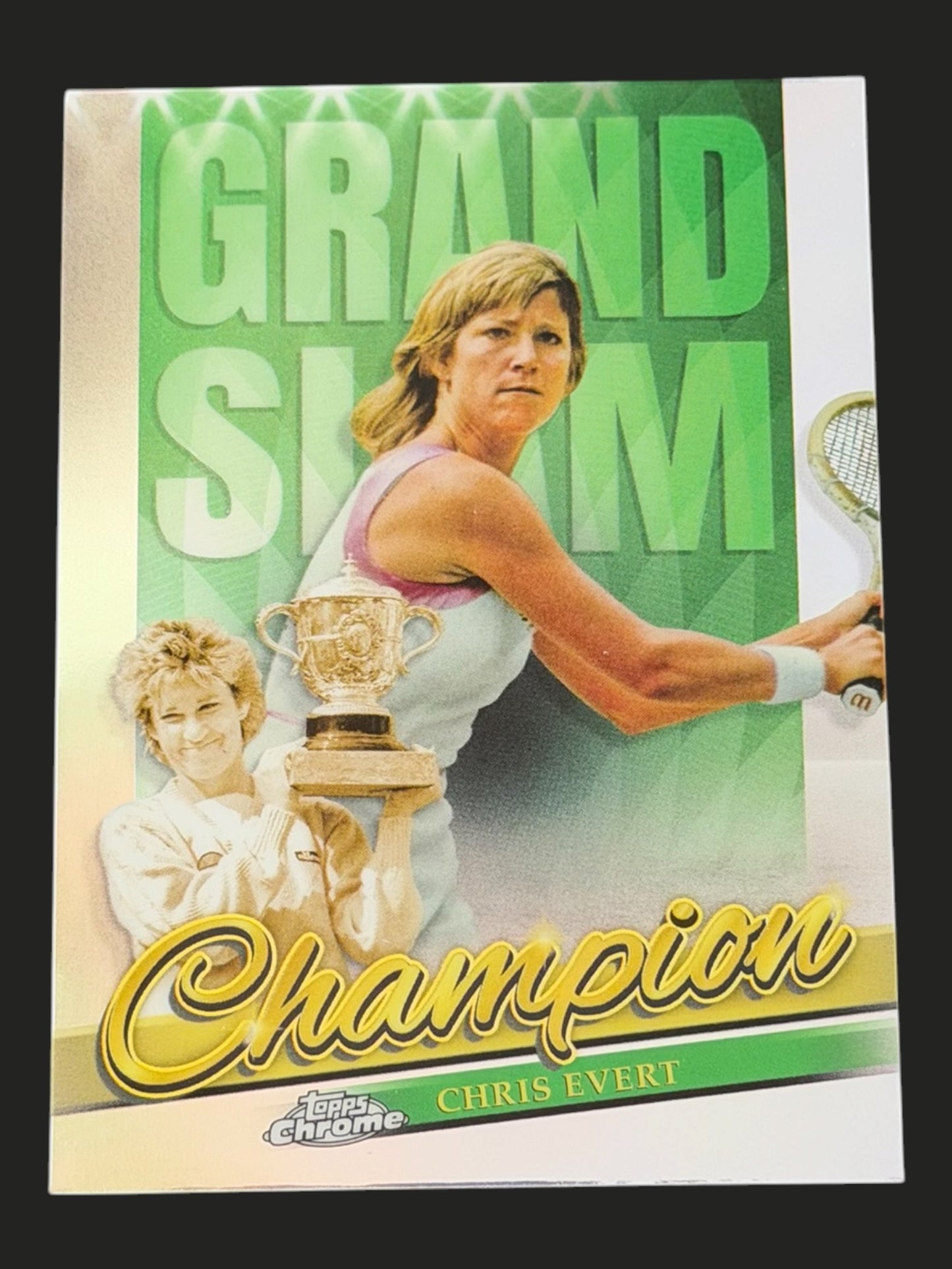 2024 Topps Chrome Tennis Grand Slam Champion Chris Evert