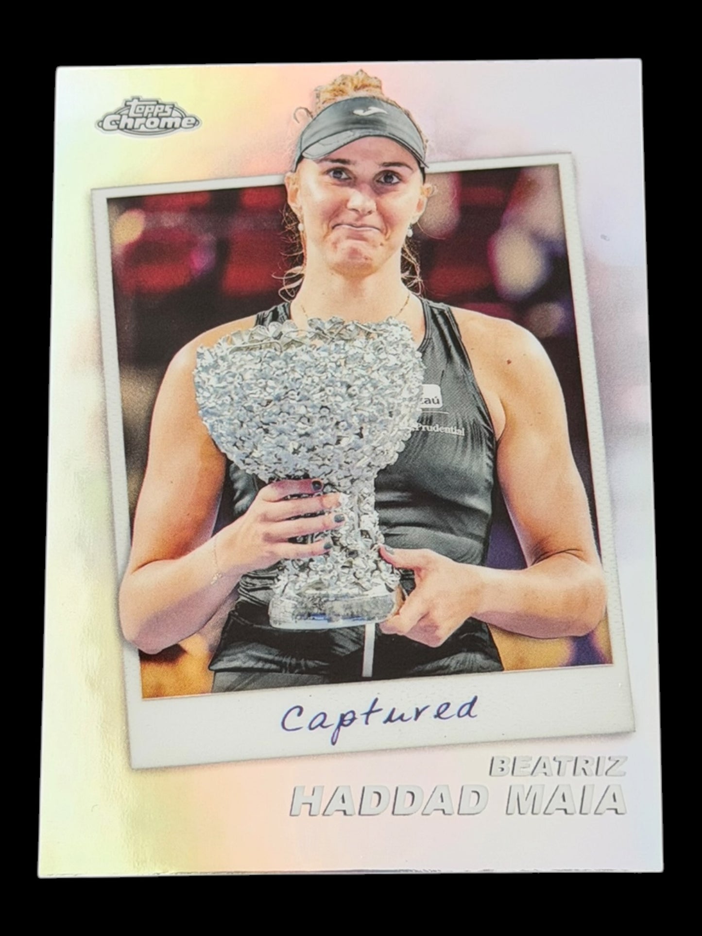 2024 Topps Chrome Tennis Captured Beatriz Haddad Maia