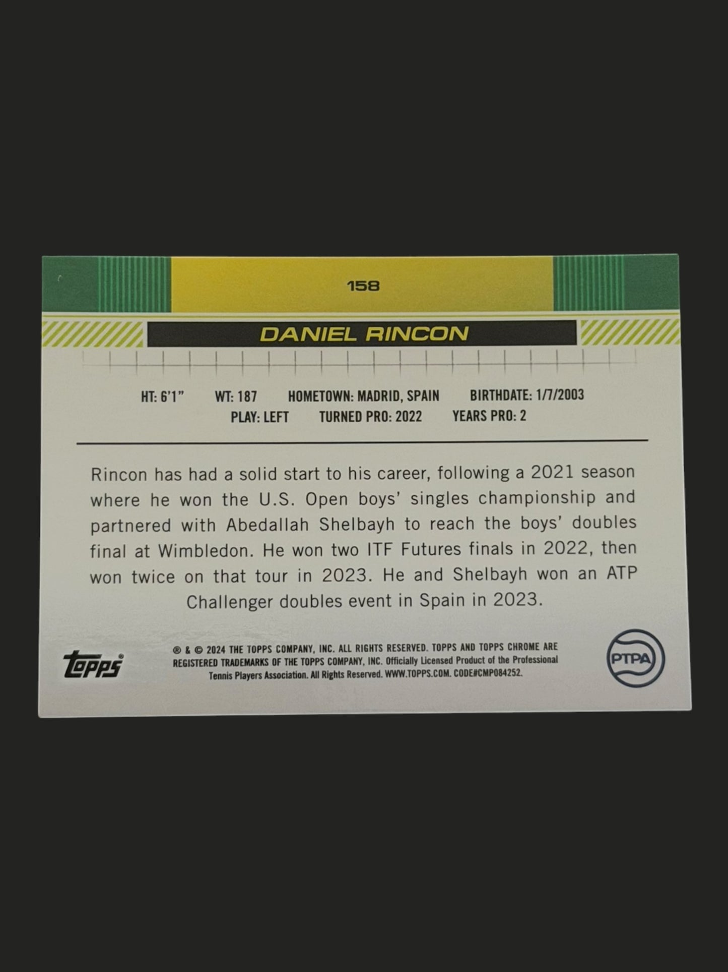 2024 Topps Chrome Daniel Rincon