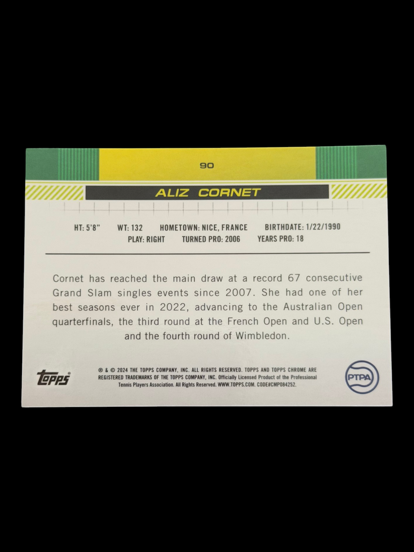2024 Topps Chrome Alize Cornet - Orange /25