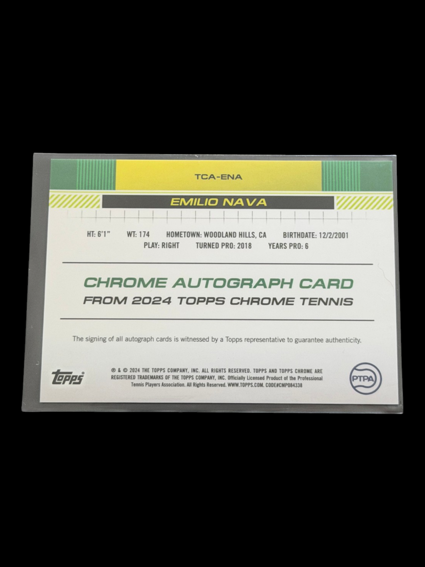 2024 Topps Chrome Emilio Nava — Orange Auto /25
