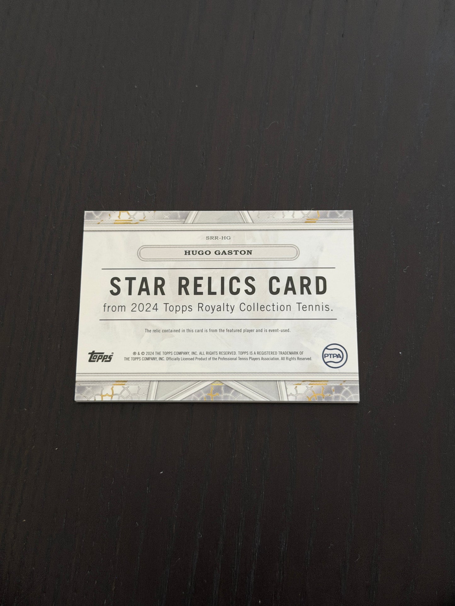 2024 Topps Royalty Hugo Gaston — Blue Star Relic /25