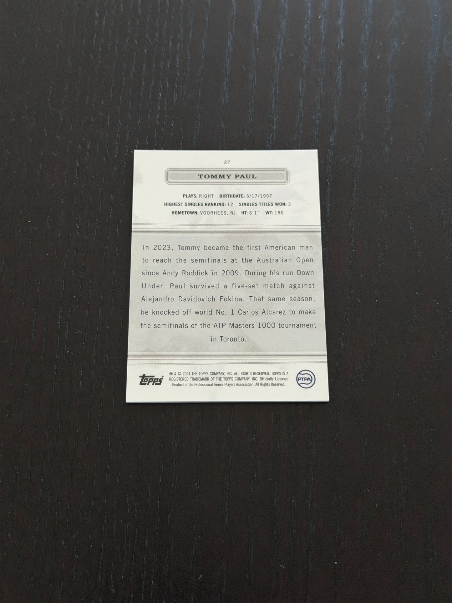 2024 Topps Royalty Tommy Paul /99