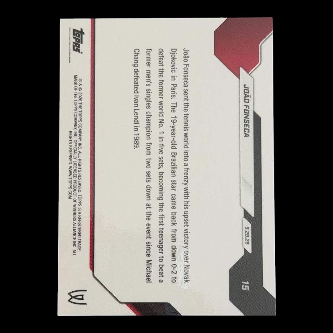 2026 Topps Now Joao Fonseca