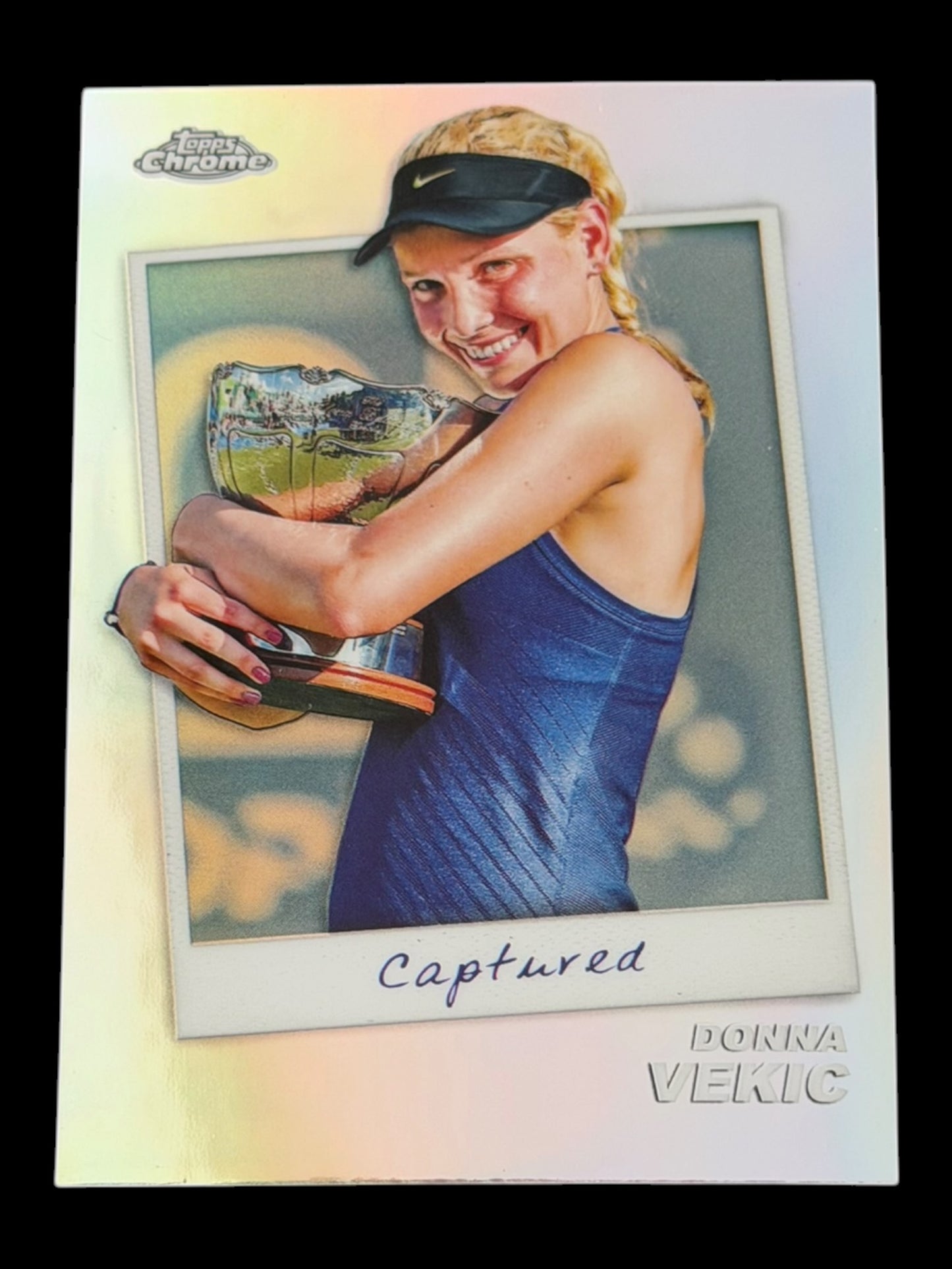 2024 Topps Chrome Tennis Captured Donna Vekic