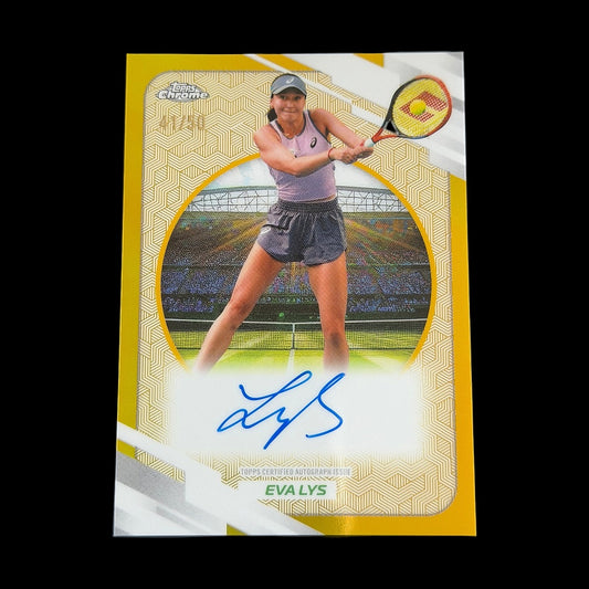 2026 Topps Chrome Eva Lys Gold Auto /50