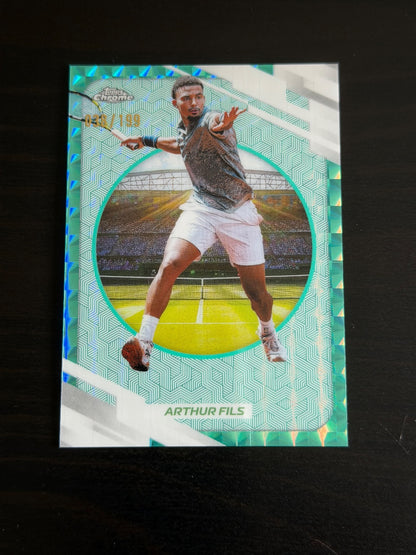 2026 Topps Chrome Arthur Fils Aqua Geometric /199