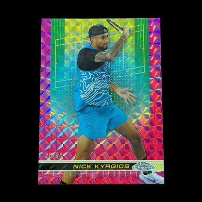 2024 Topps Chrome Nick Kyrgios Pink Geometric /65