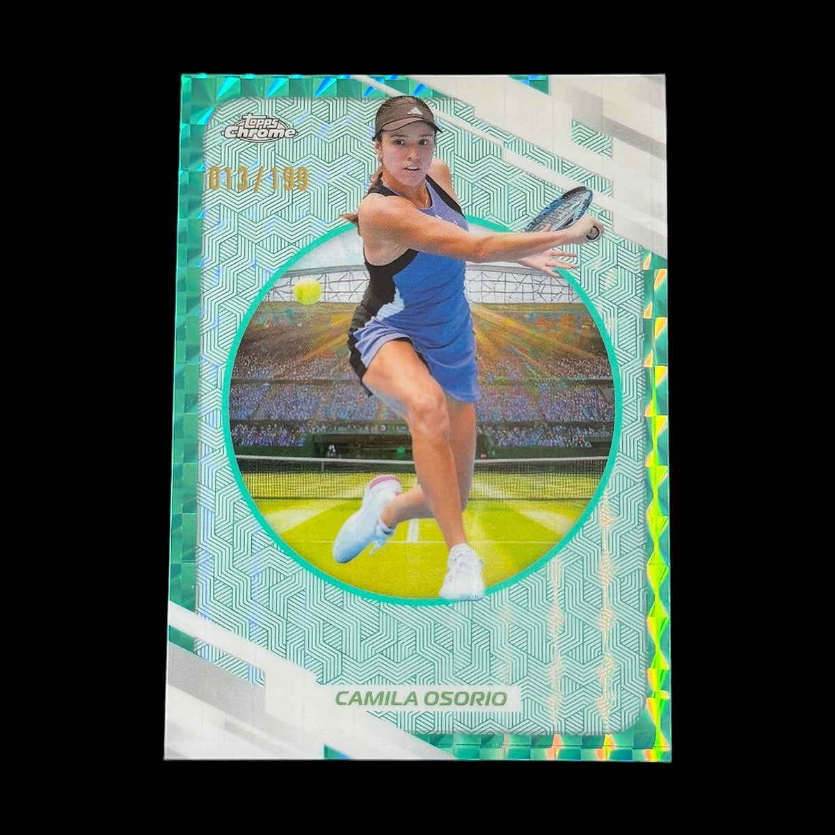 2026 Topps Chrome Camila Osorio Aqua Geometric /199