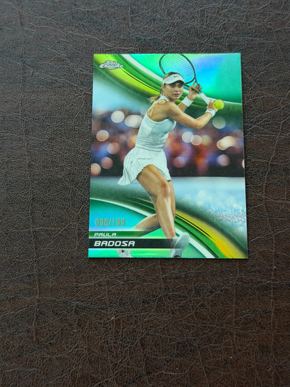 2025 Topps Chrome Paula Badosa Aqua /199