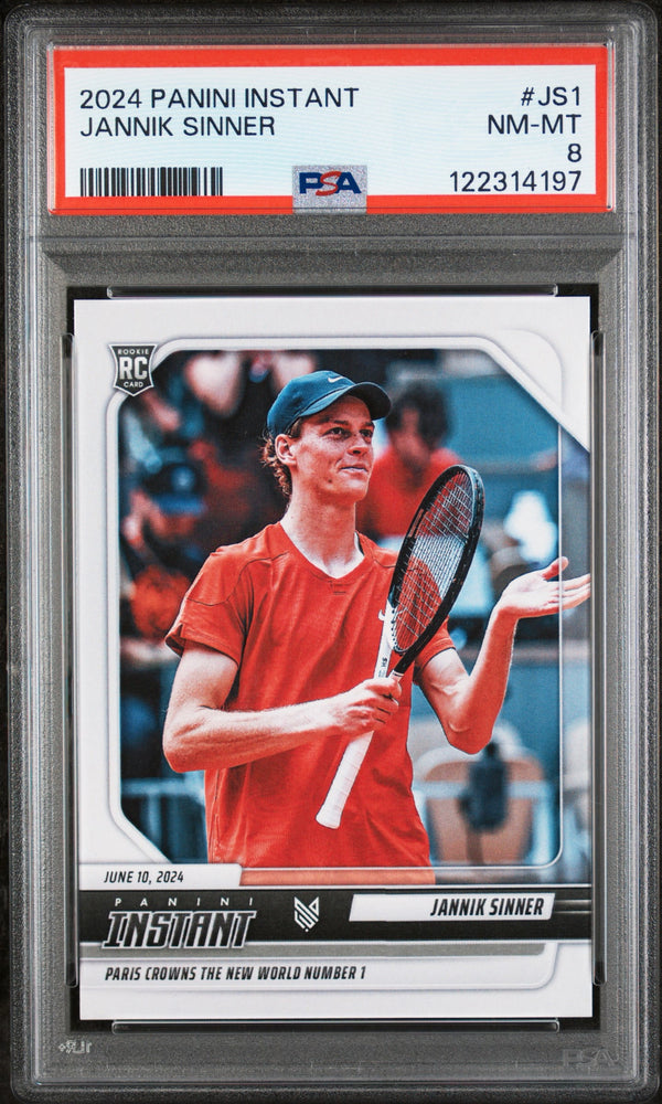 2024 Panini Instant Jannik Sinner PSA 8