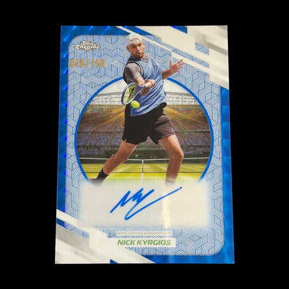 2026 Topps Chrome Nick Kyrgios Blue Geometric Auto /150