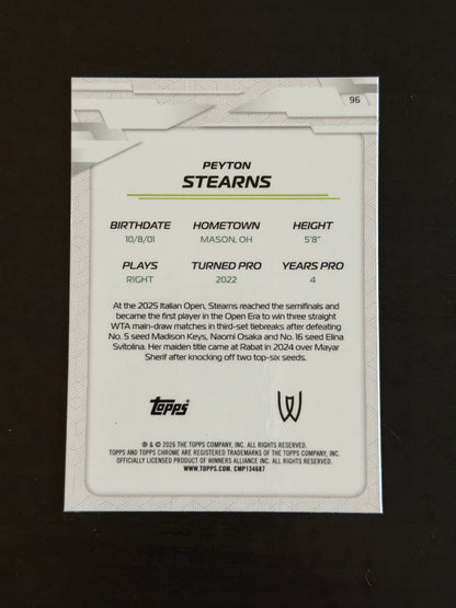 2026 Topps Chrome Peyton Stearns