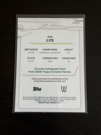 2026 Topps Chrome Eva Lys Gold Auto /50