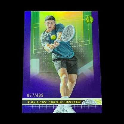 2024 Topps Chrome Tallon Griekspoor Purple /499