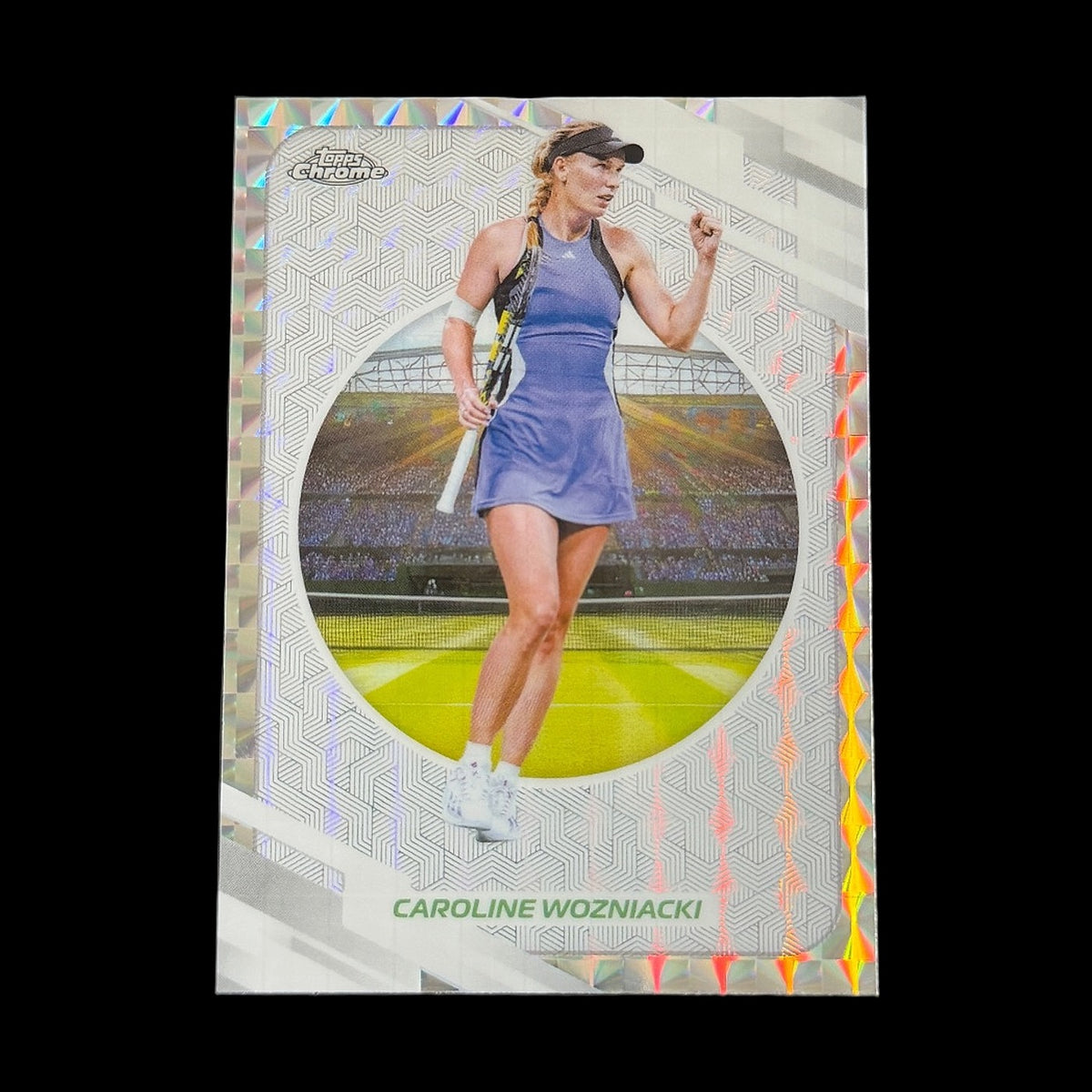 2026 Topps Chrome Caroline Wozniacki Geometric
