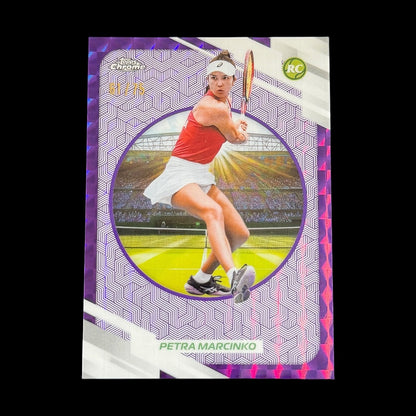 2026 Topps Chrome Petra Marcinko Purple Geometric /75