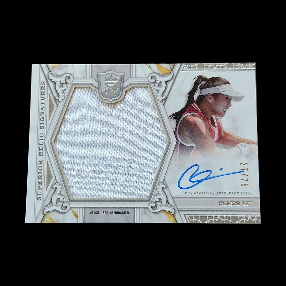 2024 Topps Royalty Claire Liu Superior Relic Signatures /75