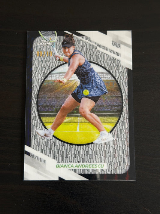 2026 Topps Chrome Bianca Andreescu Black /10