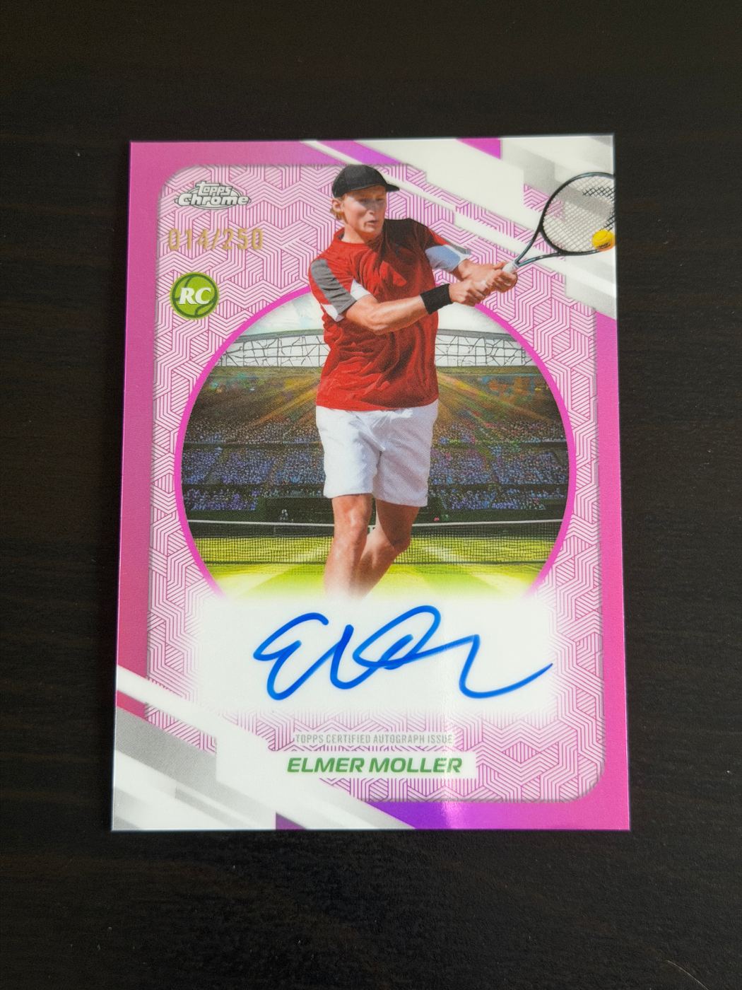 2026 Topps Chrome Elmer Moller Pink Auto /250