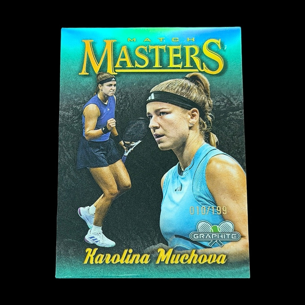 2024 Topps Graphite Karolina Muchova Aqua Masters /199
