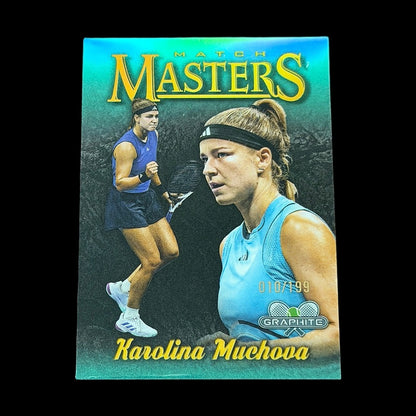 2024 Topps Graphite Karolina Muchova Aqua Masters /199