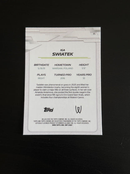 2026 Topps Chrome Iga Swiatek Geometric