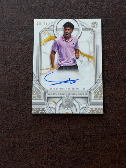 2024 Topps Royalty Abdullah Shelbayh Rookie Auto /75