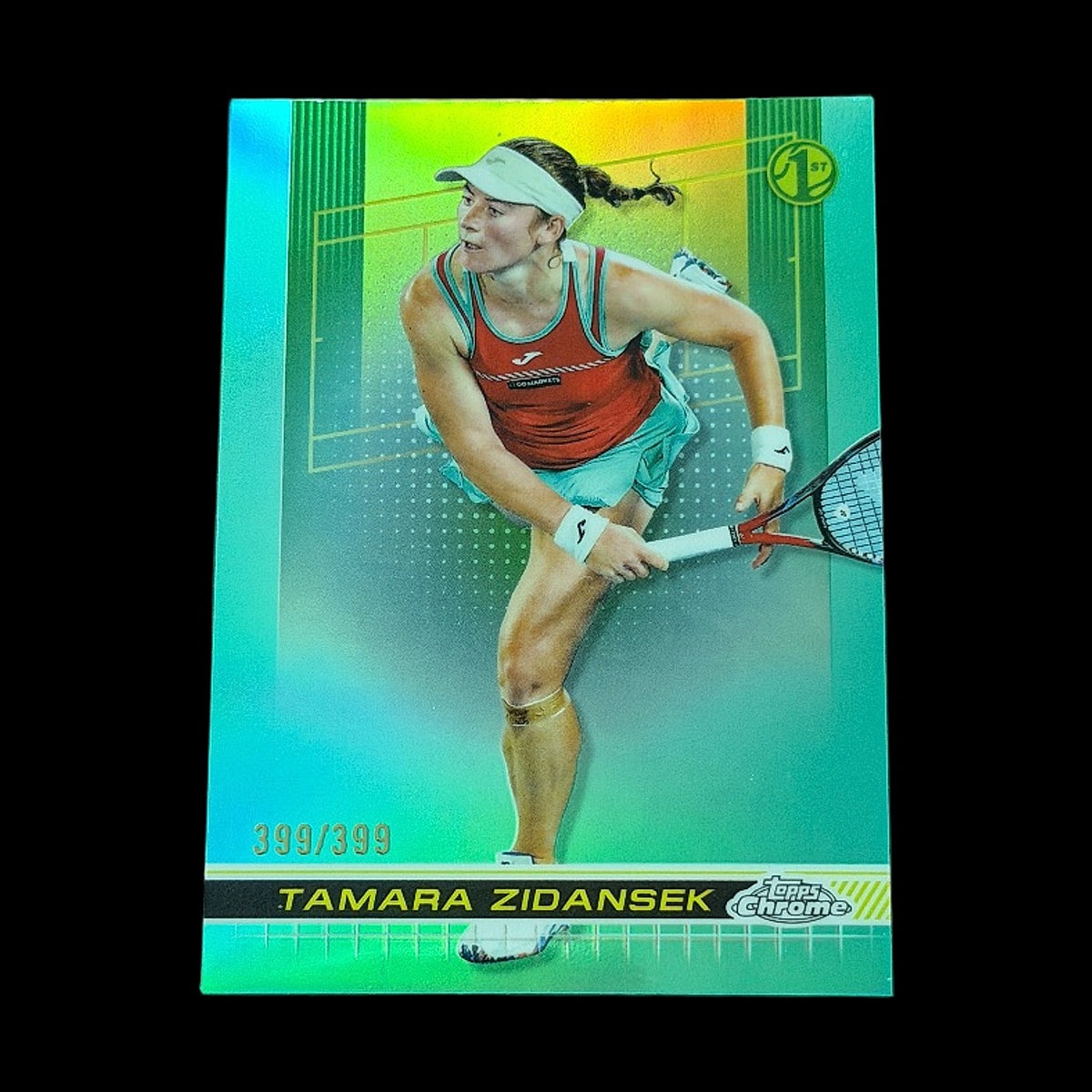 2024 Topps Chrome Tamara Zidansek Aqua /399