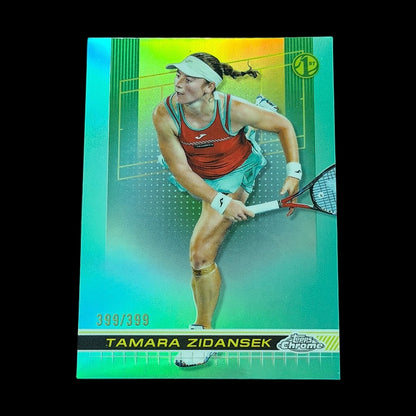 2024 Topps Chrome Tamara Zidansek Aqua /399