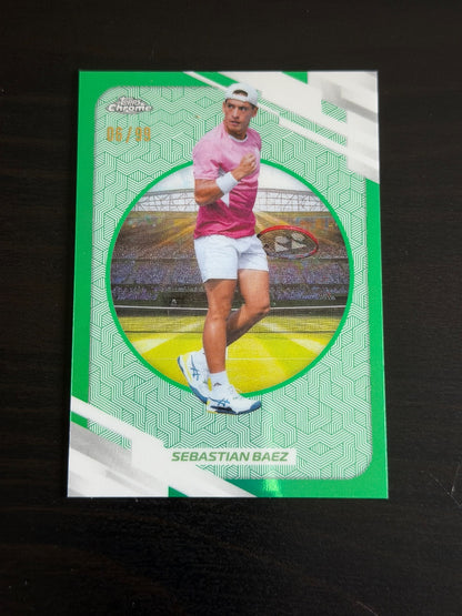2026 Topps Chrome Sebastian Baez Green /99