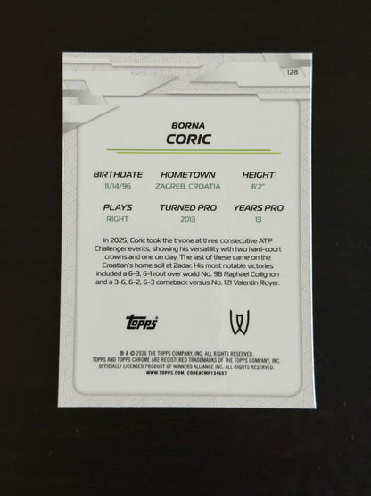 2026 Topps Chrome Borna Coric