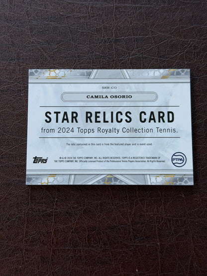 2024 Topps Royalty Camila Osorio Blue Star Relics /25