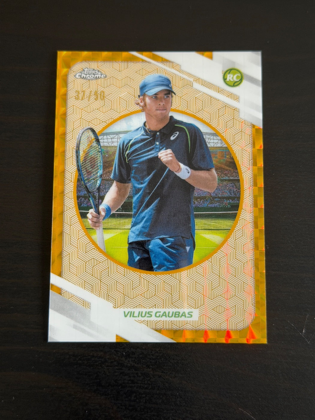 2026 Topps Chrome Vilius Gaubas Gold Geometric /50