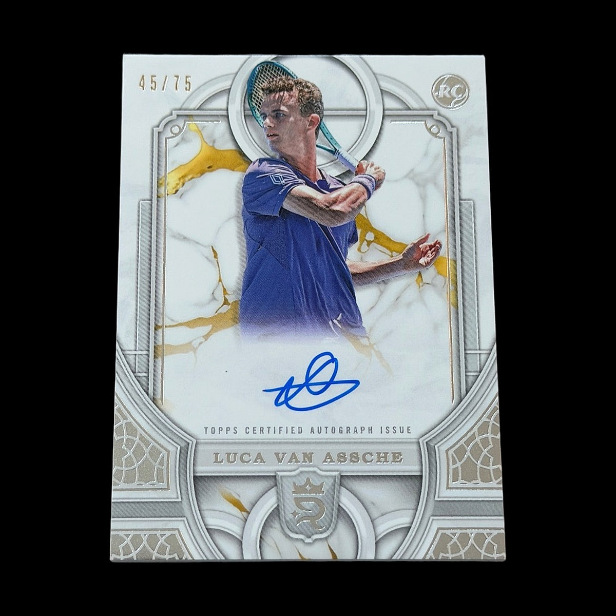 2024 Topps Royalty Luca Van Assche Rookie Auto /75