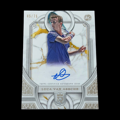2024 Topps Royalty Luca Van Assche Rookie Auto /75