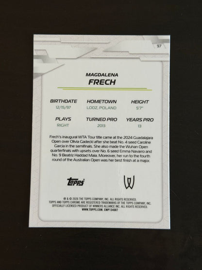 2026 Topps Chrome Magdalena Frech