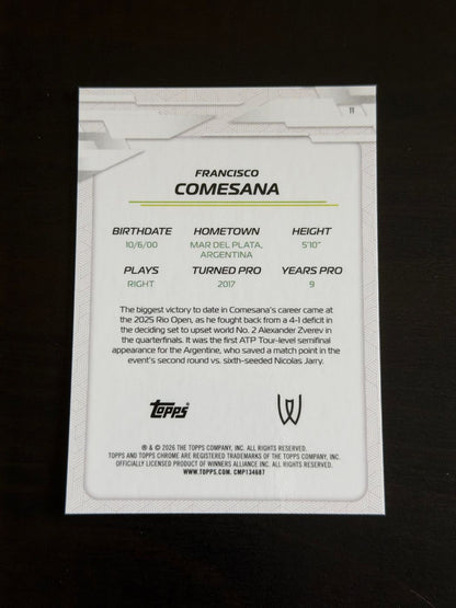 2026 Topps Chrome Francisco Comesana Blue /150