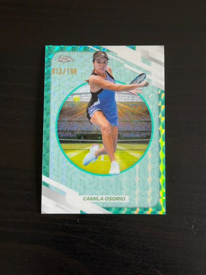 2026 Topps Chrome Camila Osorio Aqua Geometric /199