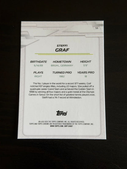 2026 Topps Chrome Steffi Graf Geometric
