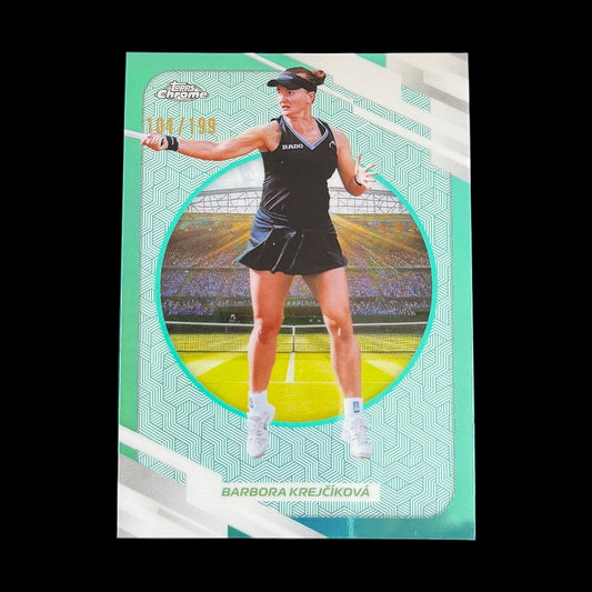 2026 Topps Chrome Barbora Krejcikova Aqua /199