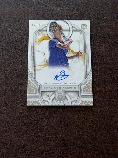 2024 Topps Royalty Luca Van Assche Rookie Auto /75