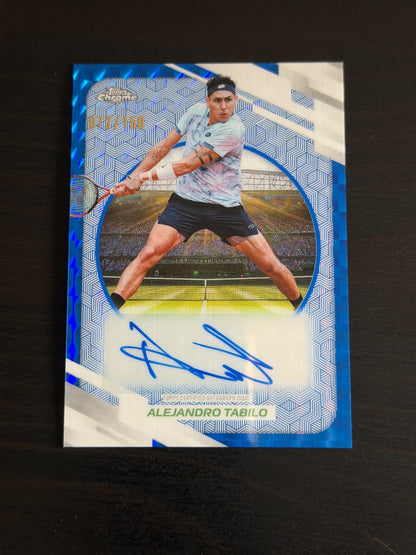 2026 Topps Chrome Blue Geometric Auto /150
