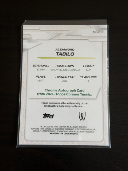 2026 Topps Chrome Blue Geometric Auto /150