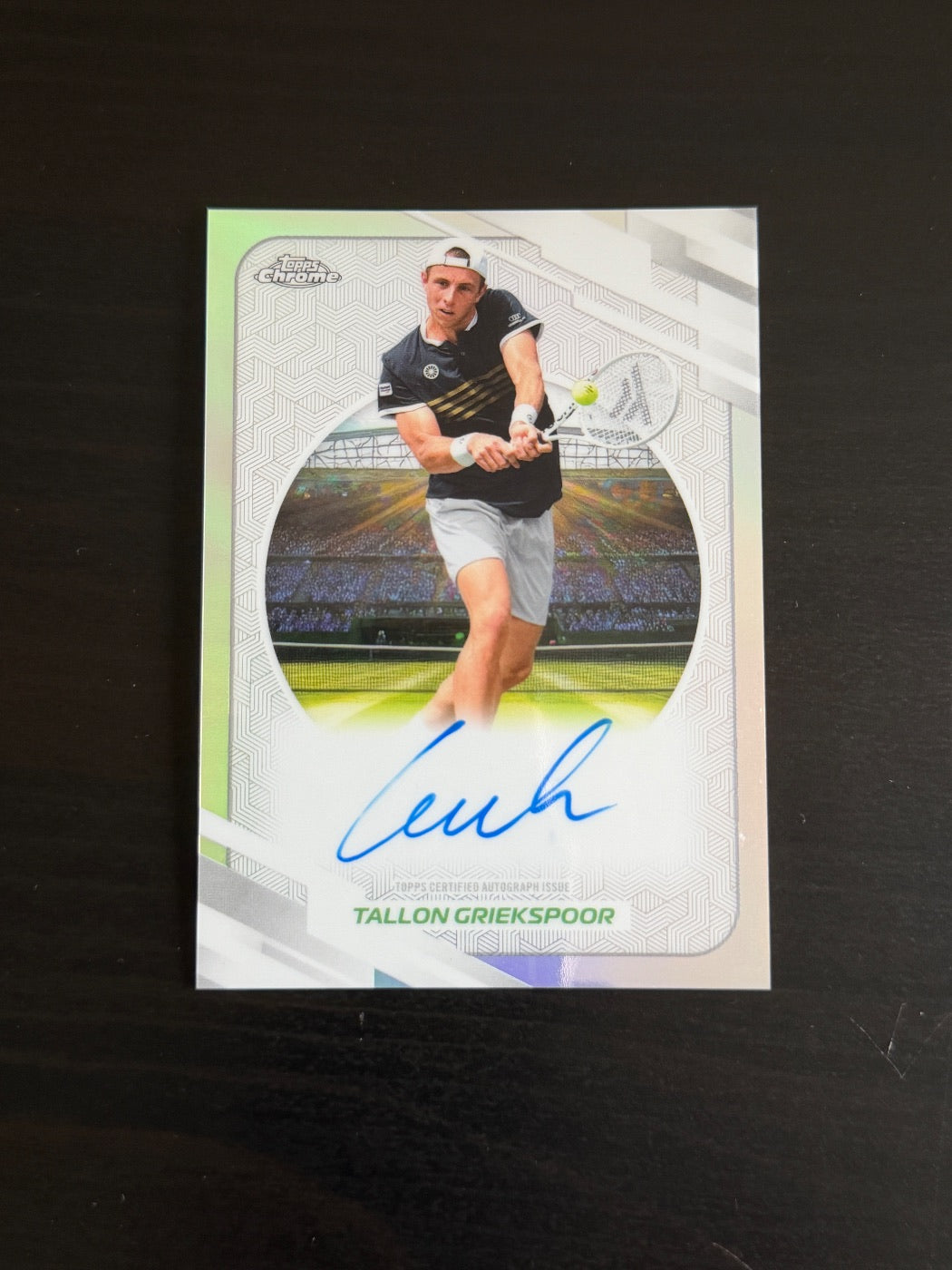 2026 Topps Chrome Tallon Griekspoor Refractor Auto