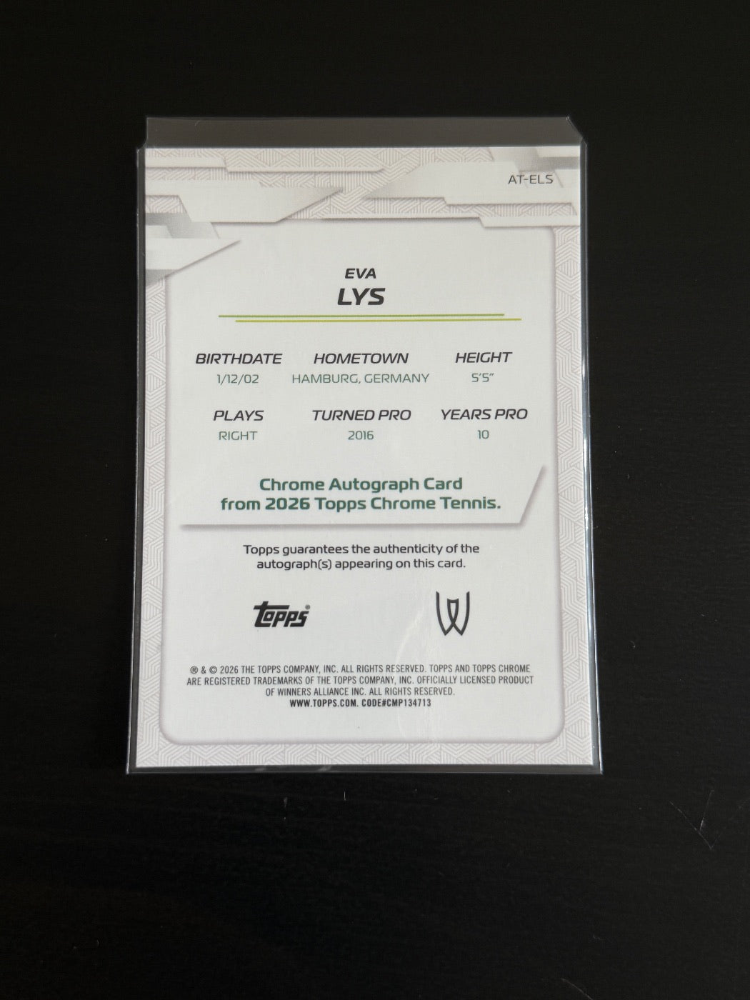2026 Topps Chrome Eva Lys Geometric Auto