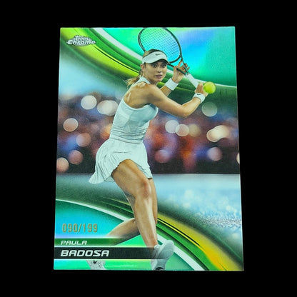2025 Topps Chrome Paula Badosa Aqua /199