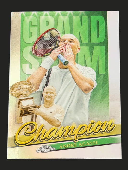 2024 Topps Chrome Tennis Grand Slam Champion Andre Agassi