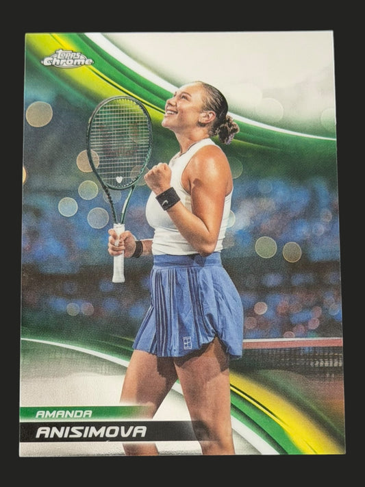 2025 Topps Chrome Tennis Amanda Anisimova